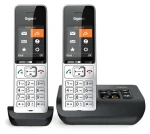 Gigaset COMFORT 500A duo strieborno-čierna / Bezdrôtový telefón / so záznamníkom / DECT / 2 slúchadlá (L36852-H3023-B101)