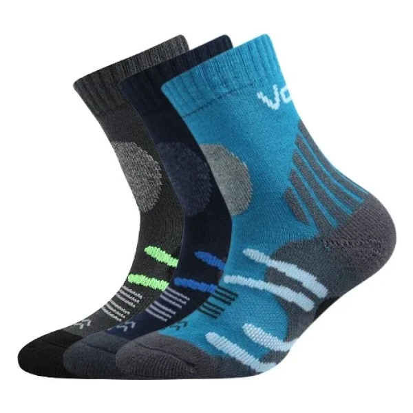 VOXX ponožky Horalik mix B - chlapec 3 páry 35-38 109888