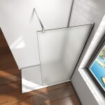 H K - MELODY W1 100 Sprchová zástena Walk-in Frost MELODYW1100Frost