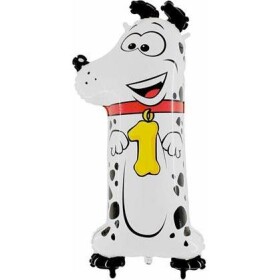 Nafukovací balónik pes číslo 1 pre deti 102 cm - Grabo