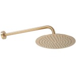 REA - Podomietková sprchová sada LUNGO brúsené zlato + termostat + BOX REA-P8551