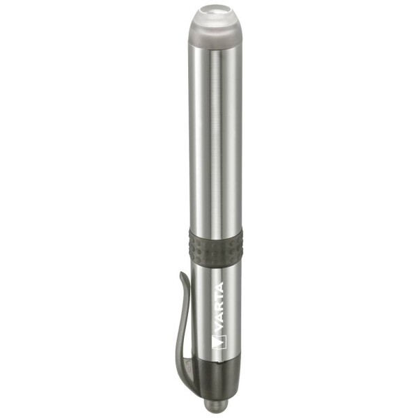 Varta 14611101421 Pen Light mini svietidlo, penlight na batérie LED 11.7 cm strieborná; 14611101421