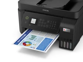 Epson EcoTank ET-4800 čierna / Atramentová multifunkcia / A4 / 33ppm / 5760x1440dpi / tlač sken. kop. fax (C11CJ65402)