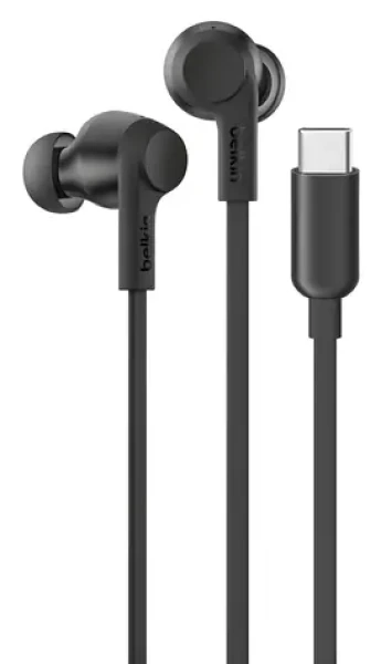 Belkin SOUNDFORM ANC čierna / Slúchadlá do uší / ANC / USB-C (G3H0003HQBK)