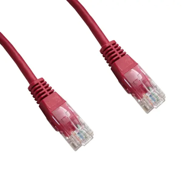 DATACOM červený / Patch kábel / UTP Cat5e / 0,25 m (1492)