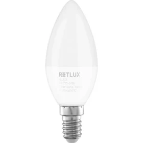 Retlux RLL 626 C37 E14 sviečka 6W / 810 lm / 3000K - teplá biela / D (8590669350483)