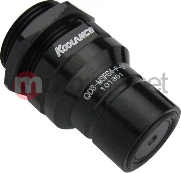 Koolance QD3 No-Spill Quick Disconnect 1/4" (QD3-MSFG4-P-BK)