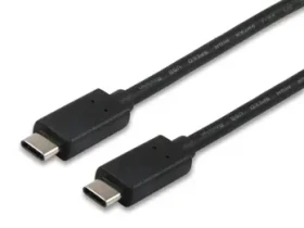 Equip USB-C 1m čierny / Dátový kábel / USB-C - USB-C / USB 2.0 / 480 Mbit/s (12888307)