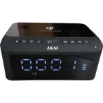 AKAI ACRB-1000 Rádiobudík šedá / Bluetooth 5.1 / 2x USB-A 1x AUX / 5W (4905192533663)