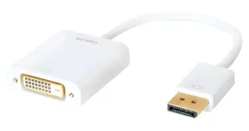 LogiLink CV0058B biela / Redukcia DisplayPort - DVI / 1920 x 1080 px / 0,15 m (CV0058B)