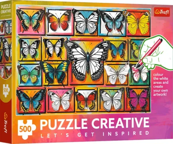 Trefl Puzzle Creative Zbierka motýľov