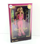 Mamido Mamido Bábika Anlily v overale 29 cm ružová