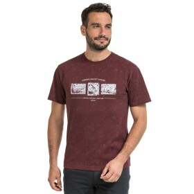 Bushman Pánské tričko Dalvik, burgundy S
