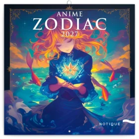 NOTIQUE Anime Zodiac 2027 / Poznámkový kalendár / 30 x 30 cm