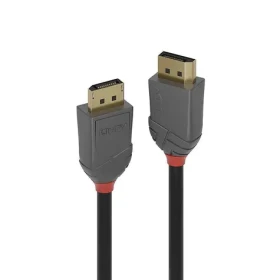 Lindy Anthra Line DisplayPort 1.4 čierna / Prípojný kábel / DisplayPort - DisplayPort / 0,5 m / 8K 60 Hz (36480)