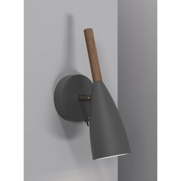 Nordlux Pure 78271011 nástenné svetlo GU10 8 W halogénová žiarovka, LED sivá; 78271011