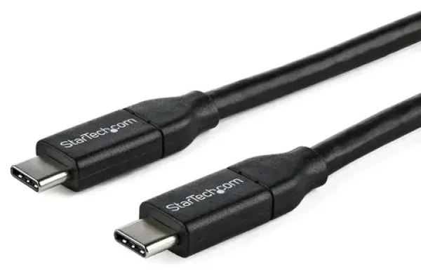 StarTech kábel USB-C s Power Delivery 5A čierna / 480 Mbit/s / 1 m (USB2C5C1M)