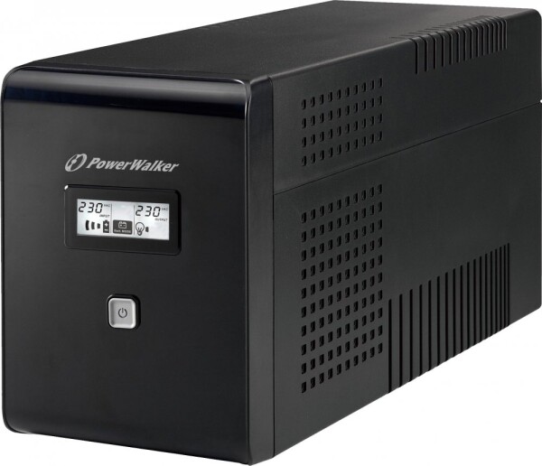 PowerWalker VI 2000 LCD / záložný zdroj UPS / 2000 VA / 2x Schuko / 2x IEC / RJ11 / RJ45 / USB (10120020)