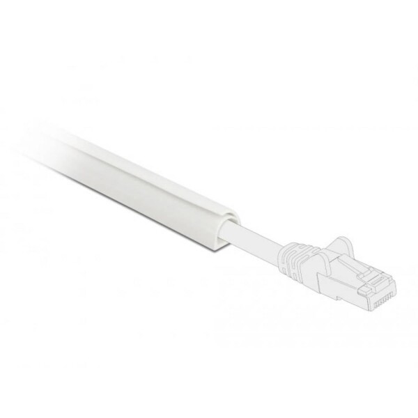 Delock Káblová lišta PVC biela (d x š x v) 1 m x 10 mm x 10 mm 1 ks 20717; 20717