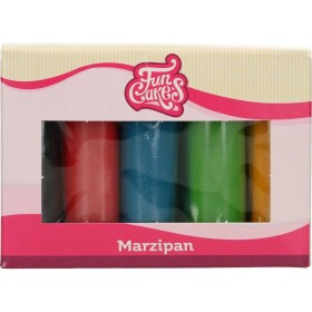 Vynikajúci marcipán sada 5x100 g farebný 1:5 - FunCakes - FunCakes