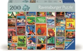 Ravensburger Puzzle: Známky z rôznych kútov sveta