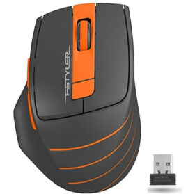 A4tech FSTYLER FG30B oranžová / bezdrôtová optická myš / 2.4 GHz / 2000 DPI / USB (FG30_O)