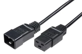 MicroConnect Predlžovací kábel C19 - C20 1m čierna (PE141510)