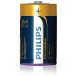 Philips batéria D Ultra Alkaline - 2ks (LR20E2B/10)