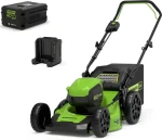Greenworks GD60LM46HPK4 / Aku kosačka na trávu / 60V / Šírka záberu 46 cm / 1x Aku 4 Ah + nabíjačka (GR2502807UB)