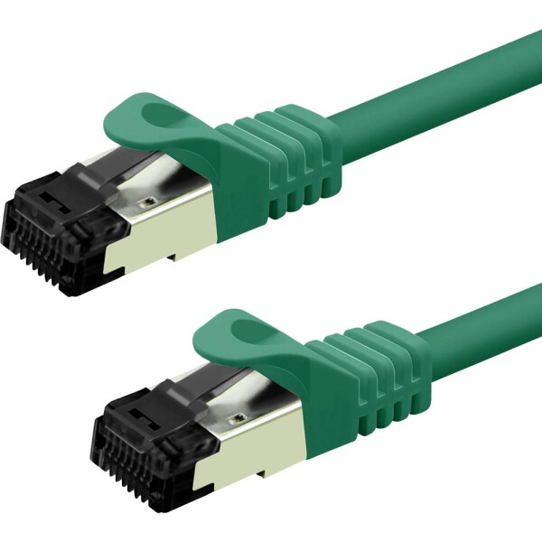 Value 21.99.1833 RJ45 sieťové káble, prepojovacie káble CAT 8.1 S/FTP 3 m zelená 1 ks; 21.99.1833