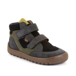 Detské celoročné členkové barefoot topánky UP HILL TEX GREY/BLACK Froddo G3110281-3 - 34