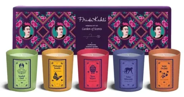 Frida Kahlo Garden of Scents / Vonná sviečka / Sada 5 ks / 45 g (A2029)
