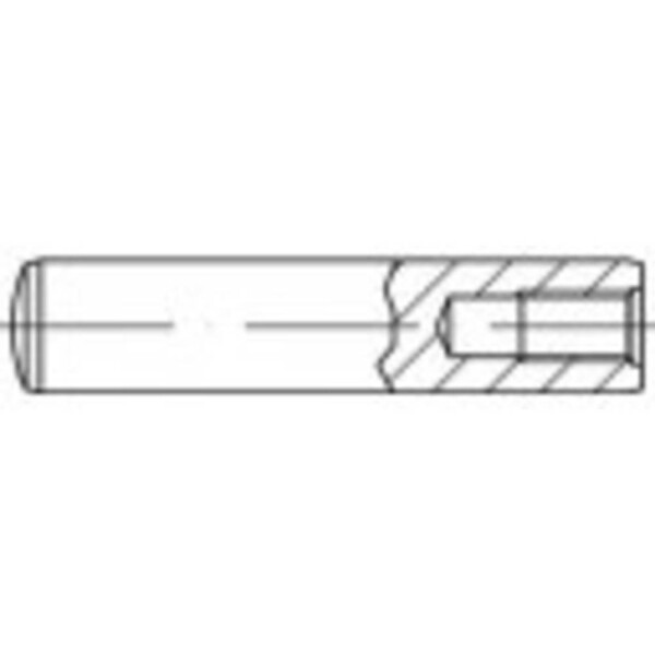TOOLCRAFT TO-5435205 valcový kolík 5 mm ocel 100 ks; TO-5435205