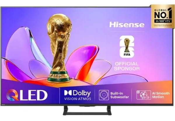 65" Hisense 65A7Q čierna / Televízia / QLED / 4K UHD / HDR10+ / Dolby Vision / Wi-Fi / Bluetooth / DVB-T2/C/S2 (6942351420615)