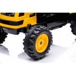 Mamido Detský elektrický traktor s lopatou žltý