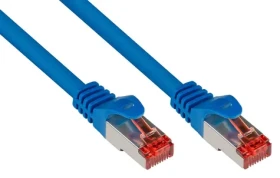 Good Connections Cat.6 S/FTP modrý / Patch kábel / RJ-45 / 250 MHz / 1 m (8060-010B)
