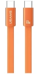 USAMS U96 kábel USB-C - USB-C oranžová / dátový kábel / 60W / 1,2m (SJ783USB02)