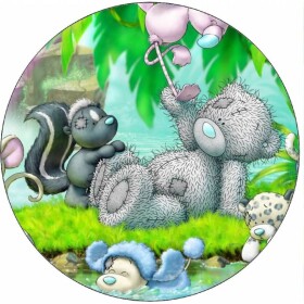 Jedlý papier medvedík a kamaráti 19,5 cm - Pictu Hap - Pictu Hap