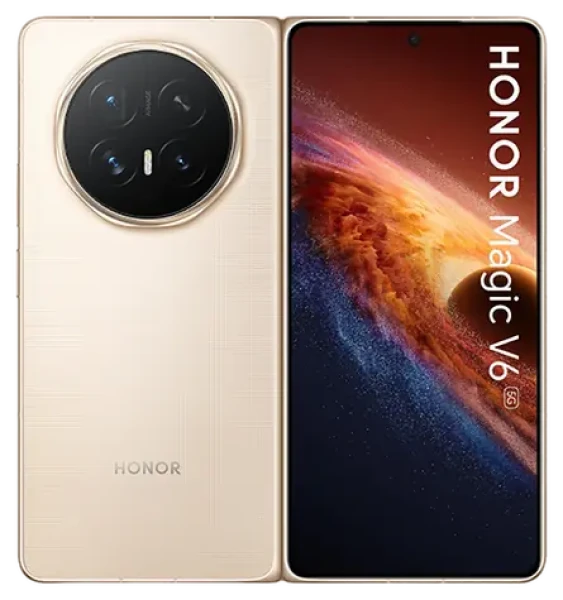 Honor Magic V6 5G 16+512GB zlatá / Skladací telefón / OLED 6.52" / 120Hz / Snapdragon 8 Elite Gen 5 / Wi-Fi 7 (5109CEUB)