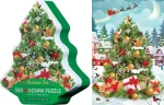 EUROGRAPHICS Puzzle v plechovej krabičke Vianočný stromček