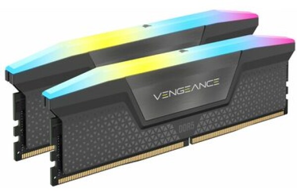 Corsair Vengeance RGB 64GB (2x 32GB) DDR5 6000MHz / CL40 / DIMM / AMD EXPO (CMH64GX5M2B6000Z40)