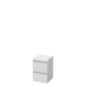 Kúpeľňová skrinka nízka SAT Cube Way 32,5x51x33 cm biela mat CUBE3DN322ZBP CUBE3DN322ZBP
