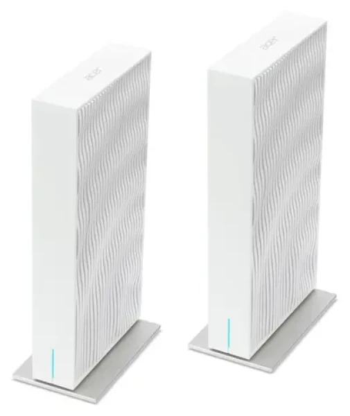 Acer Connect Wave 7 biela (2ks) / Mesh router / Wi-Fi 7 / Tri-band 2,4 + 5 + 6 GHz / až 6400 Mbps (FF.G2UTA.002)