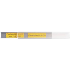 LAPP 83250003 FLEXIMARK® Zeichenaufnahme PGS 10-1000 BK ochranný štítok 10 ks; 83250003