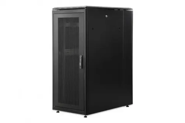 Digitus Unique 26U 600x1000mm čierny / Rozvádzač / 19" / Stojanový / Nosnosť profilu 1200 kg (DN-31300-B)
