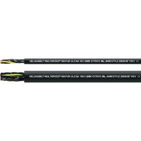 HELU 24396 vedenie ťažnej reťaze M-SPEED 500-C-PUR UL 5 G 1.5 mm² čierna 100 m; 24396