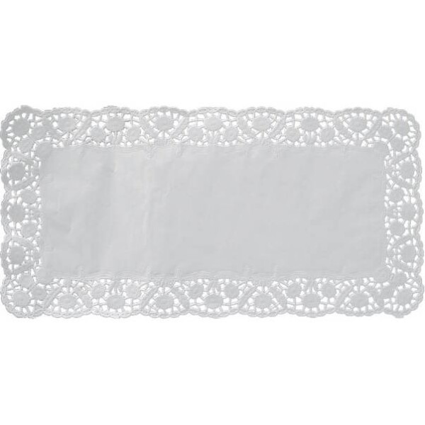 Dekoratívna krajka hranatá biela 30 x 18 cm 100 ks - Wimex - Wimex