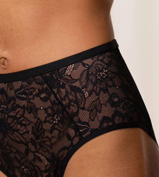 Nohavičky Amourette Charm Maxi01 čierne - Triumph BLACK 48