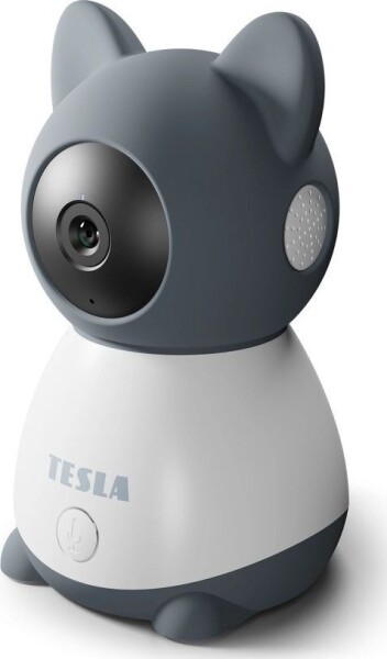 Teslá Smart Camera Baby B250 bielo-šedá / detská bezpečnostná kamera / 2k / IR LED 10m / 2-cestné audio / microSD / Wi-Fi (TSL-CAM-B250)