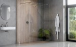 BESCO - Walk-in sprchovací kút AVEO DUE - Pevná stena - Bez pevnej steny, Rozmer A - 140 cm BCAVEODUE140
